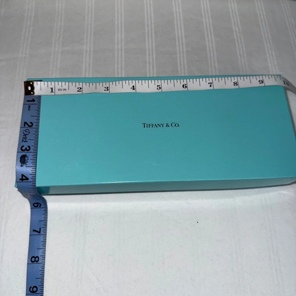 Tiffany & Co Authentic Signature Blue Rectangular Jewelry Gift Box 9.5x4x2